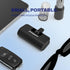 CHARGEWORX Portable Power Bank, 5,000 mAh Battery Capacity, Fast Charging, Small Compact Design, Black
