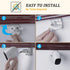 HOLACA Vinyl Siding Clips for Arlo, Stick Up Cam Pro, Eufy Security Camera Mounting Hooks, 2 Pack, White