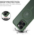 BENTOBEN iPhone 15 Pro Max Case, Dark Green Translucent Matte, Shockproof, MagSafe Compatible, 6.7" Protective Cover.