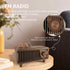 Retro Bluetooth Speaker, Vintage Radio Walnut Wood Rotary FM Radio, 20W Dual Speakers Stereo, U Disk/TF Card/Aux Music