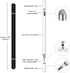 StylusHome Replacement Fiber Tips - 8 Pcs for StylusHome Magnetic Disc Universal Stylus Pens Only