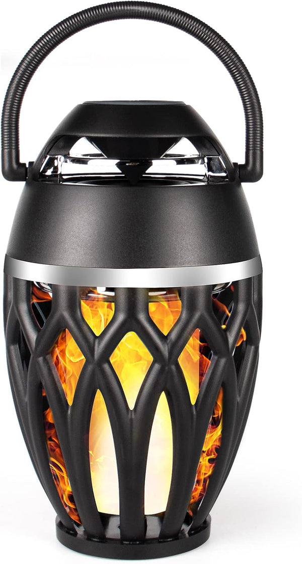 Vanten Outdoor Bluetooth Speakers, Bluetooth 5.0 LED Flame Speaker, IPX5 Waterproof Atmosphere Speaker, Gifts for Men