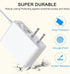 BENSN 6V Power Cord for Vtech Baby Monitor, Replacement Charger for DM221, DM111, DM112, DM1411, DM1111 (White)