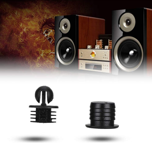 QANYEGN 10 Pairs Speaker Grill Guides, Plastic Ball and Socket Speaker Mesh Snap Fastener, Speaker Grill Pegs