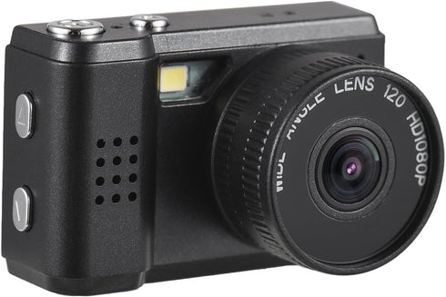 Andoer 1080P Mini Digital Video Camera Camcorder Built-in Battery with LCD Screen Flash for Photo Video, Black