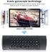 Double Sides Motion Sensing Remote Control, 2.4G Keyboard Mouse for Computer, 360° Grip