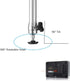 LANTWOO Universal Projector Wall Ceiling Mount Hanger, LCD/DLP Video Projection Mount Bracket Swivels & Tilts for Mini