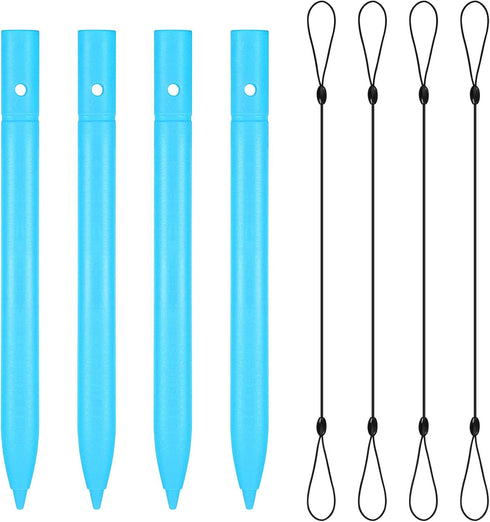 4.5 Inch Replacement Stylus Drawing Pen, 4 Pieces Toddler Drawing Tablet Pens with 4 Hanging Rope for LCD Writing Tablet