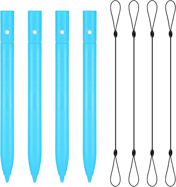 4.5 Inch Replacement Stylus Drawing Pen, 4 Pieces Toddler Drawing Tablet Pens with 4 Hanging Rope for LCD Writing Tablet