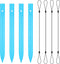 4.5 Inch Replacement Stylus Drawing Pen, 4 Pieces Toddler Drawing Tablet Pens with 4 Hanging Rope for LCD Writing Tablet