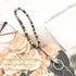 C&L Accessories Handmade Beaded Phone Charm, Natural Gemstone Cell Phone Lanyard Wrist Strap