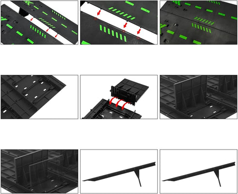 YSKMLOLP 1/14 1/16 1/18 1/24 1/30 14.5 18in) RC Truck Car Ramps for Jumping-Portable, for & Micro Mini Remote Control