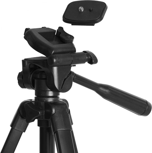Ravelli 53" Lightweight Aluminum Tripod with Bag & Smartphone Mount