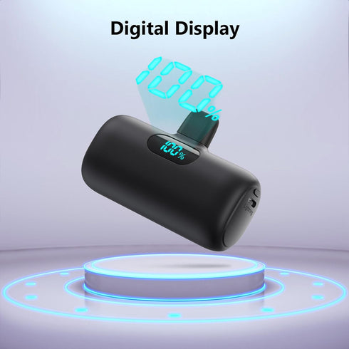 HETP 14/13 5000mAh Pack,LCD 14/14 Max/13/12 Pro/11/XS/XR/X/8/7/6 Mini Portable Charger for iPhone Series,Upgraded PD
