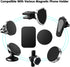 Pau1Hami1ton Mounts),4 Case,(2 2 S-07N(Black+Silver) Adhesive Thin Metal Plates(Compatible with Magnetic Piece Metal