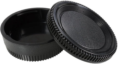 Camera Body Cap and Rear Lens Cover Compatible with Nikon D7500 D750 D3400 D3300 D3200 D5500 D5300 D5200 D5100 D5000 D7200 D7100 D7000 D610 D600 D60 D70 D80 D90 D500 D4s D4 D810 D800 (5 PC)