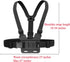 Walway Adjustable Chest for Mount Harness Most Action Cameras, Fully Adjustable Strap Size