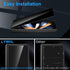 LYWHL Privacy Screen Protector for Samsung Galaxy Z Fold 4 - 2 Pack, Anti-Scratch, Easy Install, 6.2 Inch, Black.