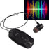 Jectse Retractable Headphones, HiFi Stereo Business Headphones with Power Display, Single Earpiece for Office