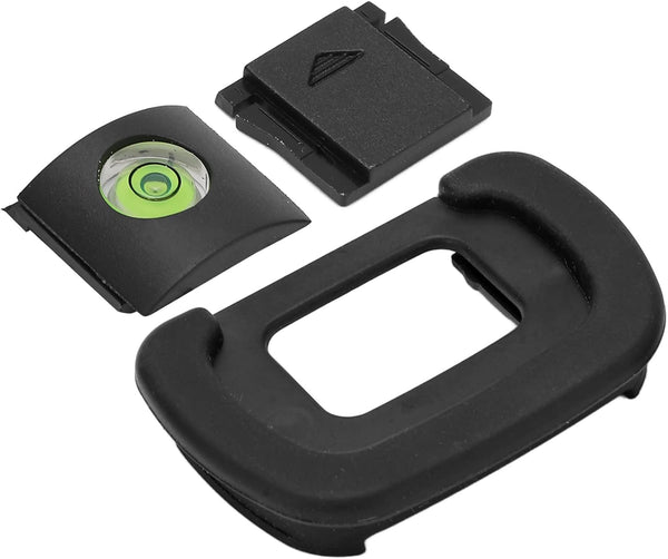 Generic Camera Viewfinder Eyecup Cold Shoe Cover Level Sets for K30 K50, EasytoInstall