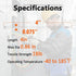 1000pcs 4 Inch, 4 Small White Zip Ties Mini Cable Ties Tiny Zipties In Micro Self Locking Plastic Clear Tie Wraps Thin