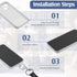 24 Pcs Universal Phone Lanyard Tab, TPU Replacement Patches for Phone Case Lanyard, Non-Adhesive Safety Lanyard (Clear)