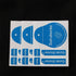 generic 50/100/200pcs Phone,2.05'' 1.73''(50pcs) Dust Removal Stickers Screen Cleaning Decals Dusting Stickers