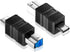 Duttek USB C to USB Type B Converter, USB C Male to Printer