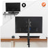 Pholiten Monitor Mount for Most 13-32" Computer Screens up to 22lbs, Adjustable Single Desk Stand with Tilt Swivel