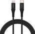 Apple MFi Certified 4Ft USB C to Lightning Cable, 3A Fast Charging, Nylon Braided, Compatible with iPhone 14/13/12/11 -