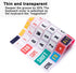 English Silicone Keyboard Cover for Microsoft Surface Pro 4/7 - Creative Rainbow Font for 12.3-Inch Keyboard