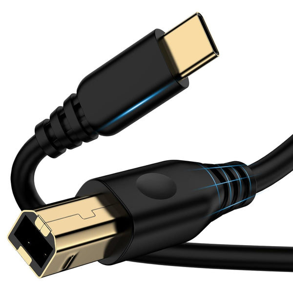 USB C Printer Cable 6FT Type C to USB B Printer Cables,High-Speed
