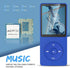 AGPTEK A02S 16GB MP3 70 128GB, Player, Hours Playback Lossless Sound Music Player, Supports up to Dark Blue