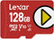 Lexar 128GB PLAY microSDXC Memory Card, UHS-I, C10, V10, A1, Full-HD & 4K Video, Expanded Storage for Nintendo-Switch