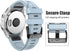 ANCOOL Soft Silicone Watch Band for Fenix 5S/6S/7S, 20mm Foam Blue Band for Fenix 5S Plus/6S Pro/7S Pro