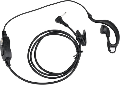 1 Pin G Shape Walkie Talkie Earpiece Headset for Motorola Talkabout (2 pcs) - MH230R MR350R T200 T260 T460 T600 T800