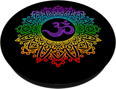Mandala Chakra Colors Yoga Zen Mindfulness Meditation PopSockets Swappable PopGrip
