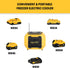 Mellif Cordless Emergency Weather Radio Speaker for Dewalt 20V Max Battery,AM/FM Weather Alert Bluetooth Radio with Cellphone USB Port,Battery Powered,SOS Emergency Alert(Tool Only No Battery)