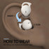 5.3 Invisible Sleep Headphones,Sleep Earbuds for Side Sleepers,Small Sleeping Earphones Comfortable Noise Blocking