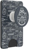 PopSockets Phone Wallet with Expanding Grip, Wireless Charging Compatible Phone Card Holder