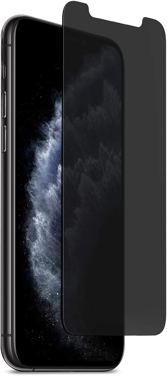 Protect your privacy with PureGear Privacy Tempered Glass Screen Protector for iPhone 11 Pro Max. Touch sensitive, case