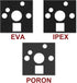YIMAGUJRX RUNJRX EVA Keyboard Switch Pads, 0.5mm Keyboard PCB Foam for 61/64/87/100/104/108 Hot Swap Keyboards 120Pcs