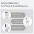 GORNERGRAT 4 360 17 16 15 14 13 12, Grat for Magsafe Magnetic Phone Grip Stand, Rotatable Elastic Strap Loop