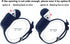 Latest Wrist Band for AirPods/AirPods 2 Case Accessories, Sport Strap Cover Compatible with Apple Airpods (Navy Blue)