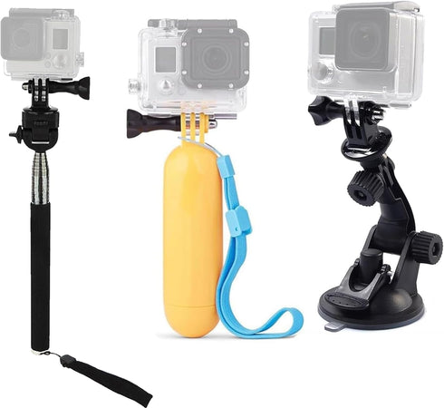 Action Camera Accessories Kit, Compatible with Gopro Hero 13 12 11 10 9 8 and More