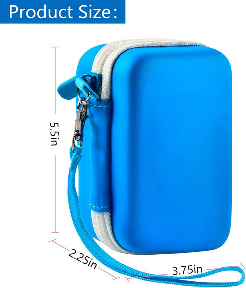 Digital Camera Case for Kids Compatible with CAMKORY, YISENCE, VAHOIALD, Kodak Pixpro, Canon PowerShot, Sony DSCW800 -