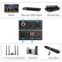 PROZOR 192K Bi-directional Coaxial Optical Converter, Optical SPDIF Toslink to Coaxial, Supports DTS/Dolby-AC3