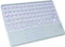 Wireless Bluetooth Keyboard with Touchpad, Portable Ultra Slim 7-Colors Backlit Keyboard, 10 inch Rechargeable for