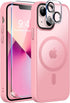 MOCCA iPhone 13 Case - Slim Shockproof, Translucent Matte Back, MagSafe Compatible, with Screen & Camera Lens