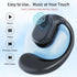 Open-Ear Wireless Headphones, Single Left Ear Bluetooth Headset, 30 Hours Playtime, Sports Earbud for Running & Driving